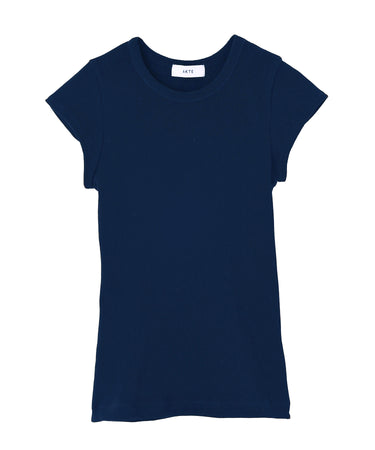 コンパクトリブTシャツ