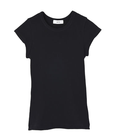 コンパクトリブTシャツ