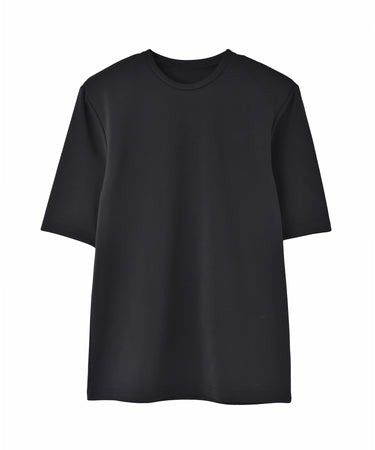 ショルダーパッドクルーネックTシャツ
