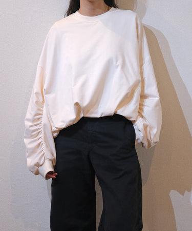 【10月商品】バルーンヘムスウェットプルオーバー